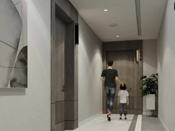 Amalia Residences — этажный холл