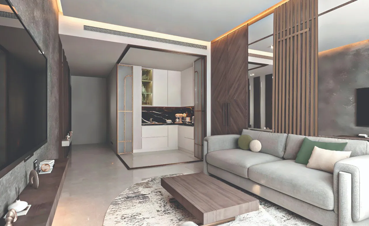 Amazonia Residence — интерьер гостиной
