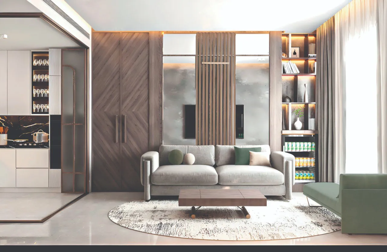 Amazonia Residence — интерьер гостиной, фото 15
