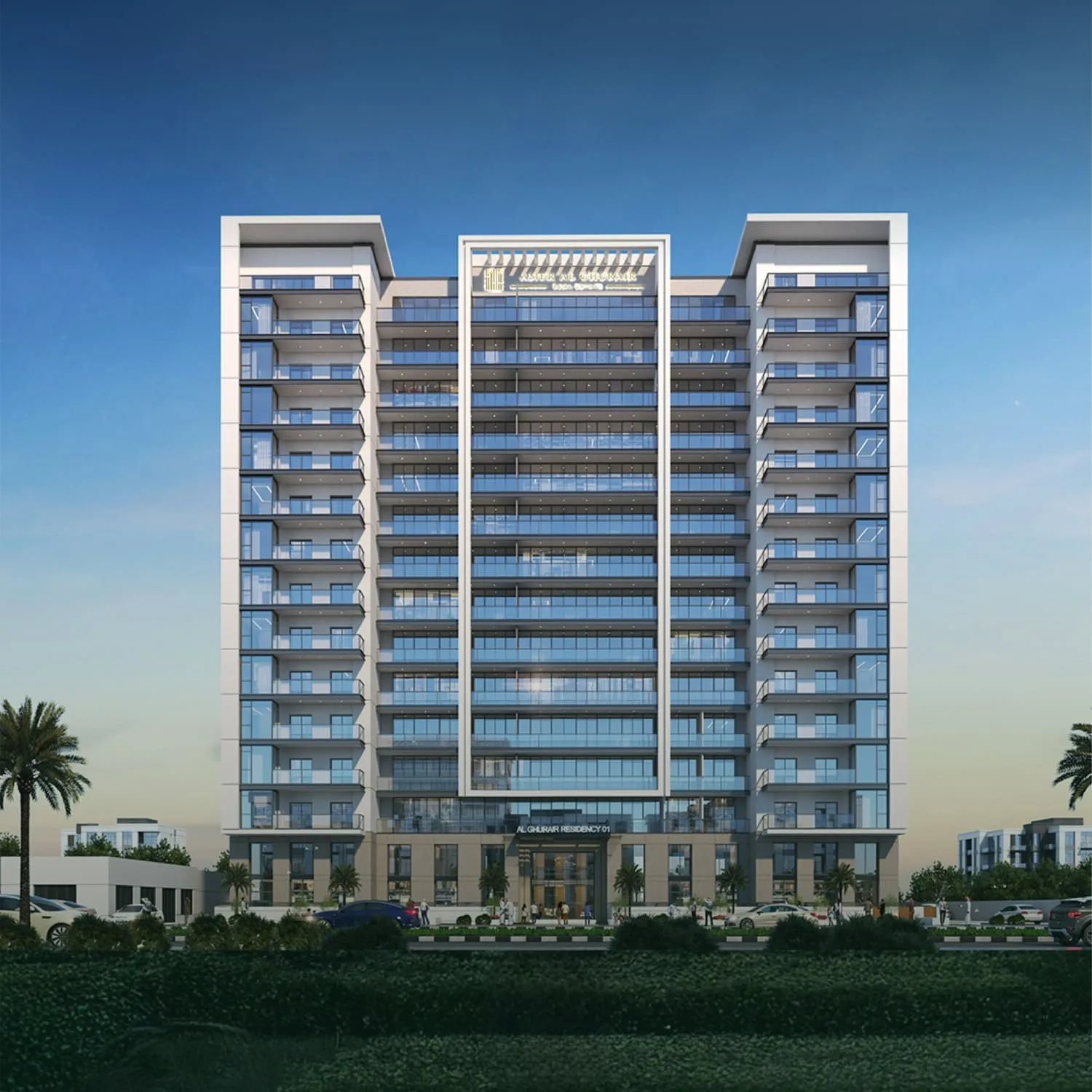Amer Al Ghurair Residences — фасад здания