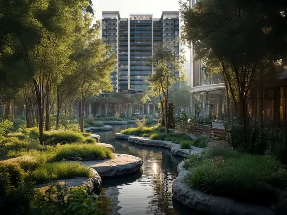 Amer Al Ghurair Residences — вид на комплекс