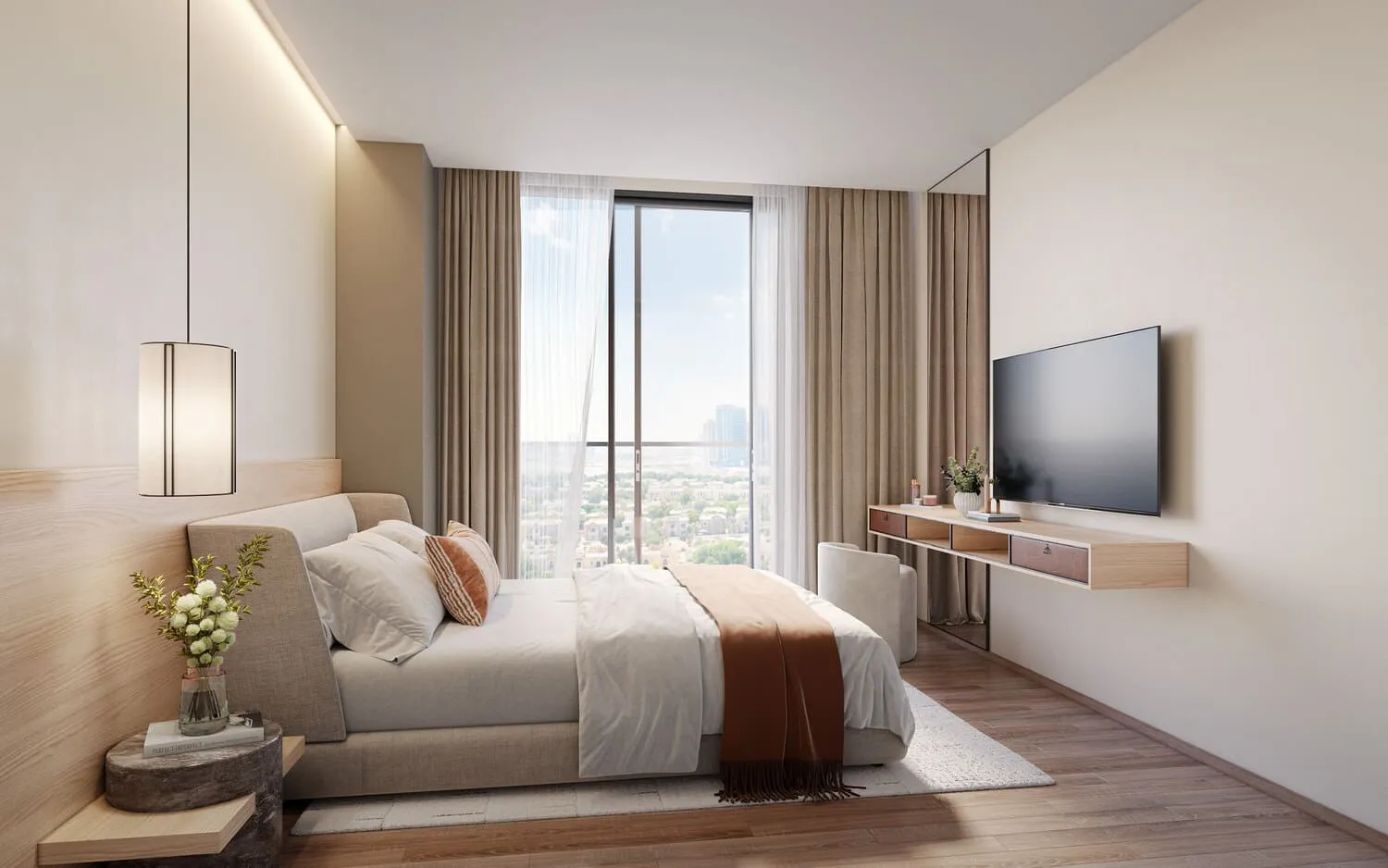 Amer Al Ghurair Residences — спальня
