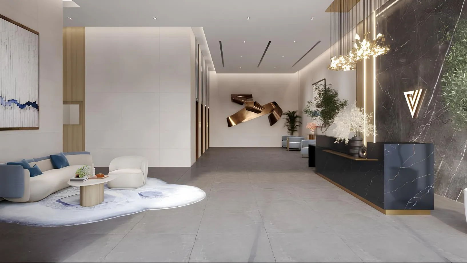 Amwaj Tower — лобби