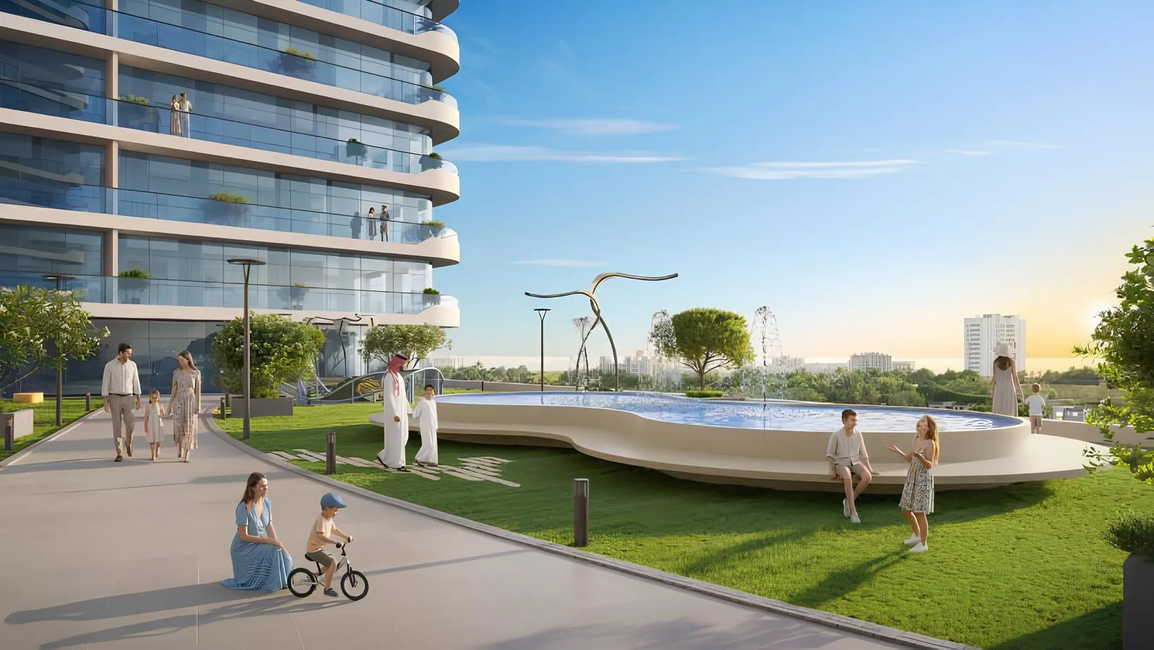 Amwaj Tower — территория комплекса