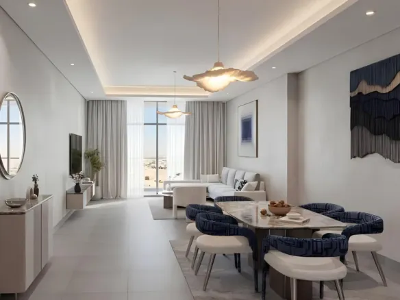 Amwaj Tower — интерьер гостиной