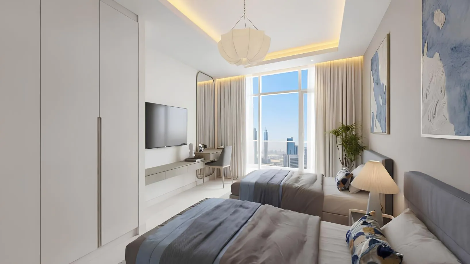 Amwaj Tower — спальня, фото 9