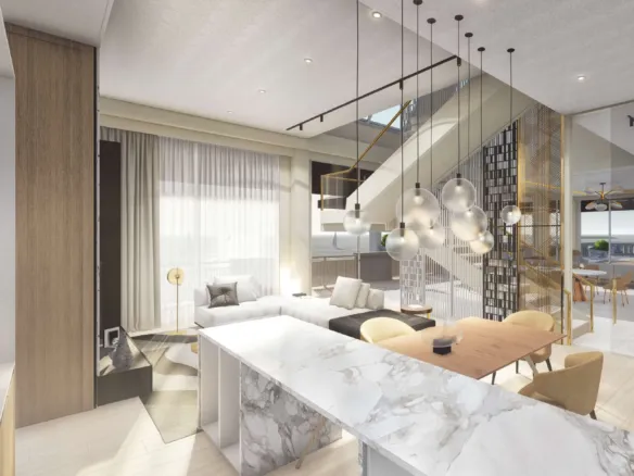 Anantara Residences — интерьер гостиной