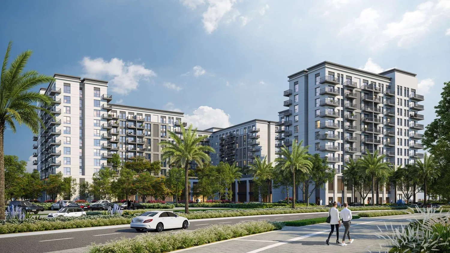 Anbar Residences — вид на комплекс