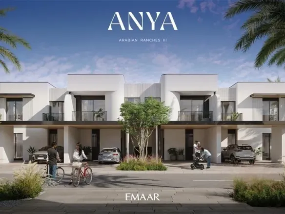 ANYA Townhouses — фасад таунхаусов