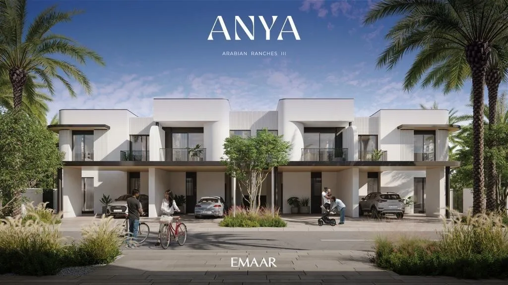 ANYA Townhouses — фасад таунхаусов