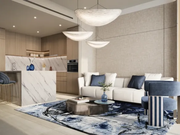 Aquora by Casa Vista Development — кухня-гостиная