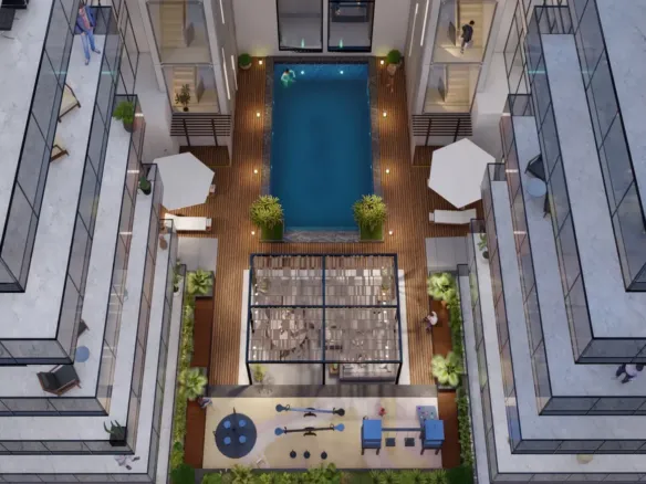 Arche Residences — внутренний двор