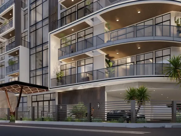 Arche Residences — фасад здания