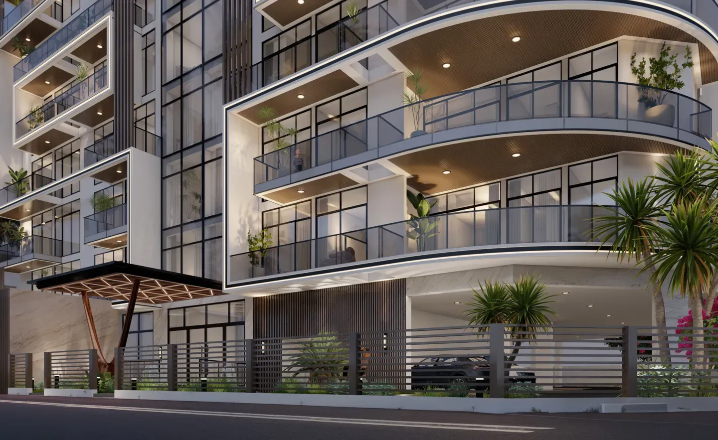Arche Residences — фасад здания
