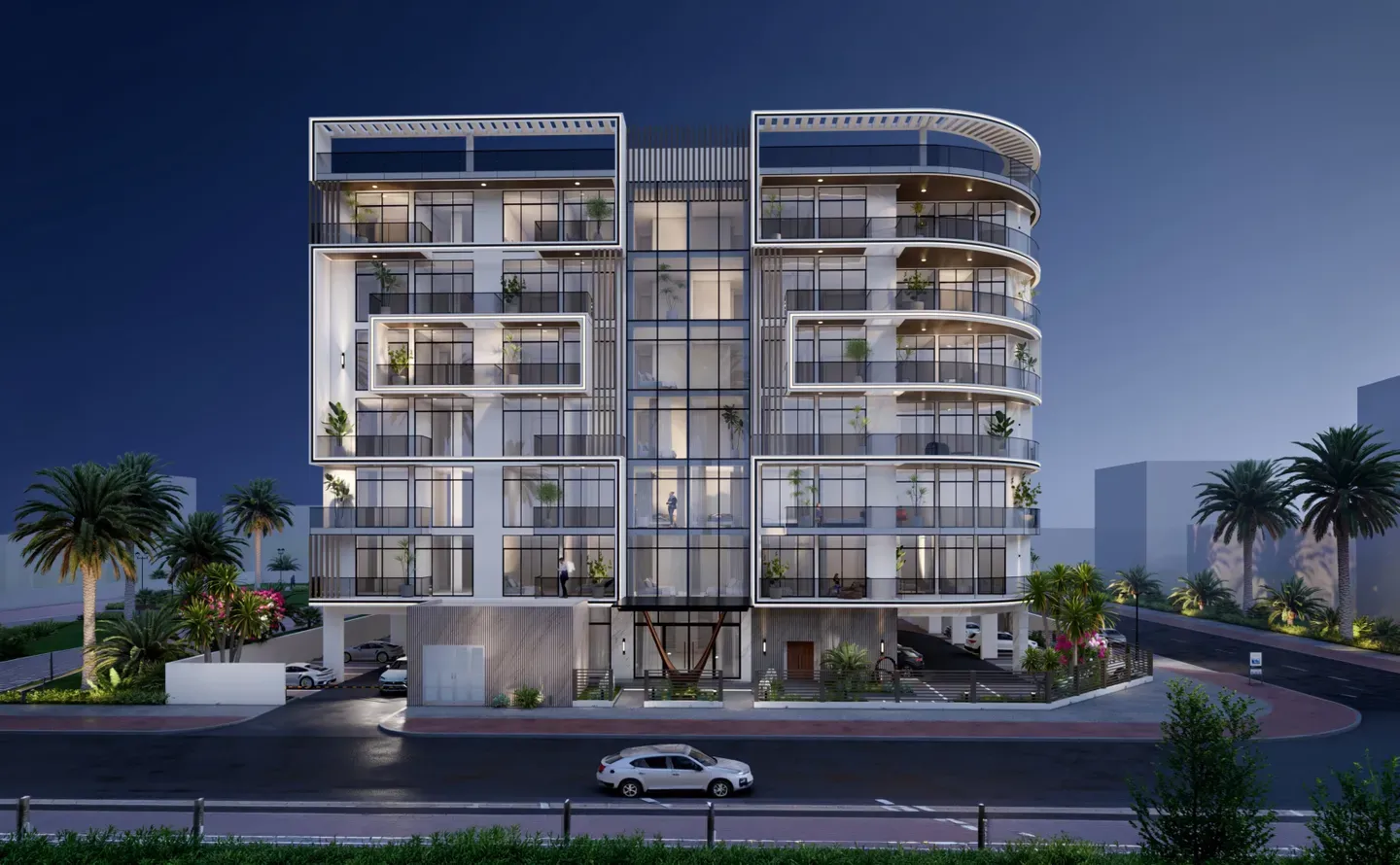 Arche Residences — фасад здания, фото 5