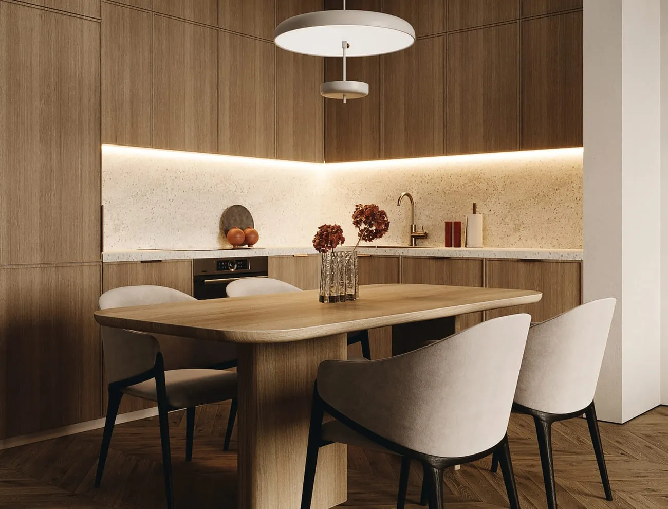 Arisha Terraces — кухня-столовая