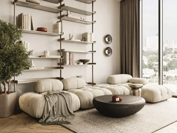 Arisha Terraces — интерьер гостиной