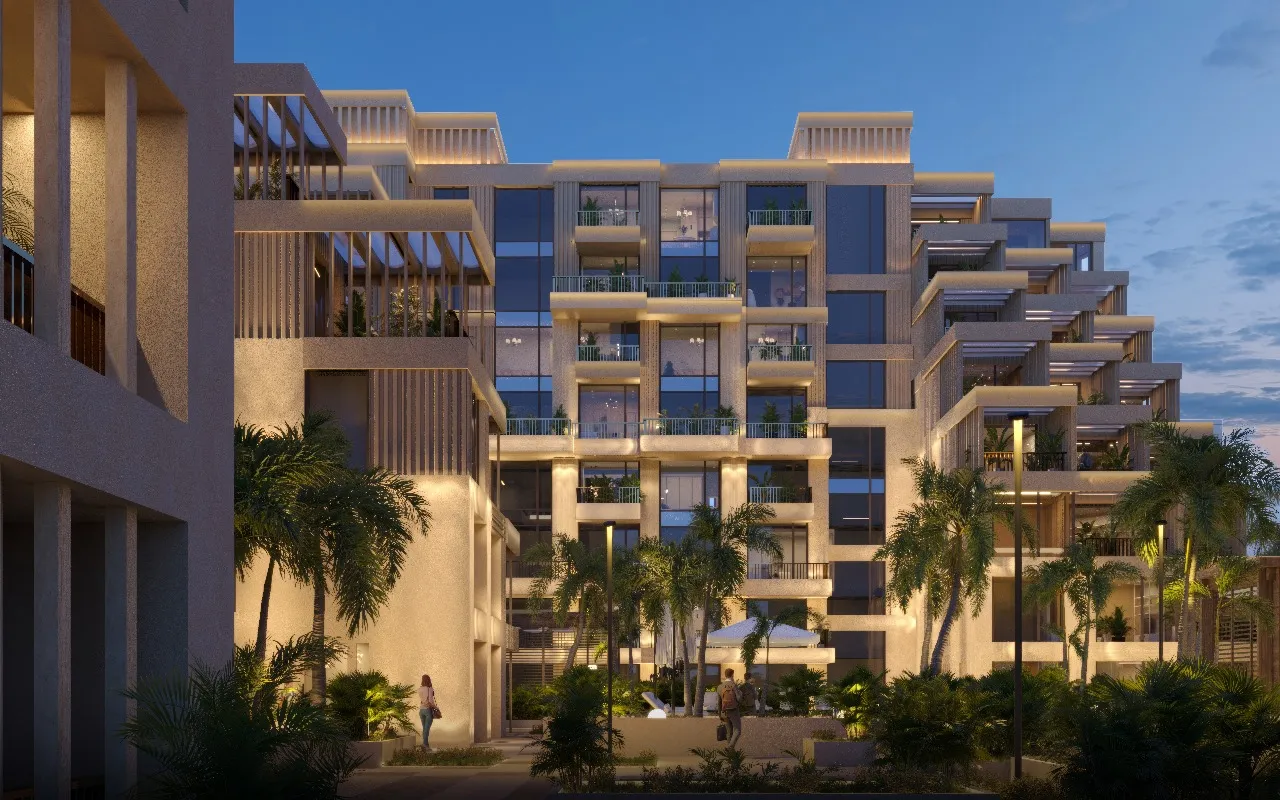 Arisha Terraces — фасад здания