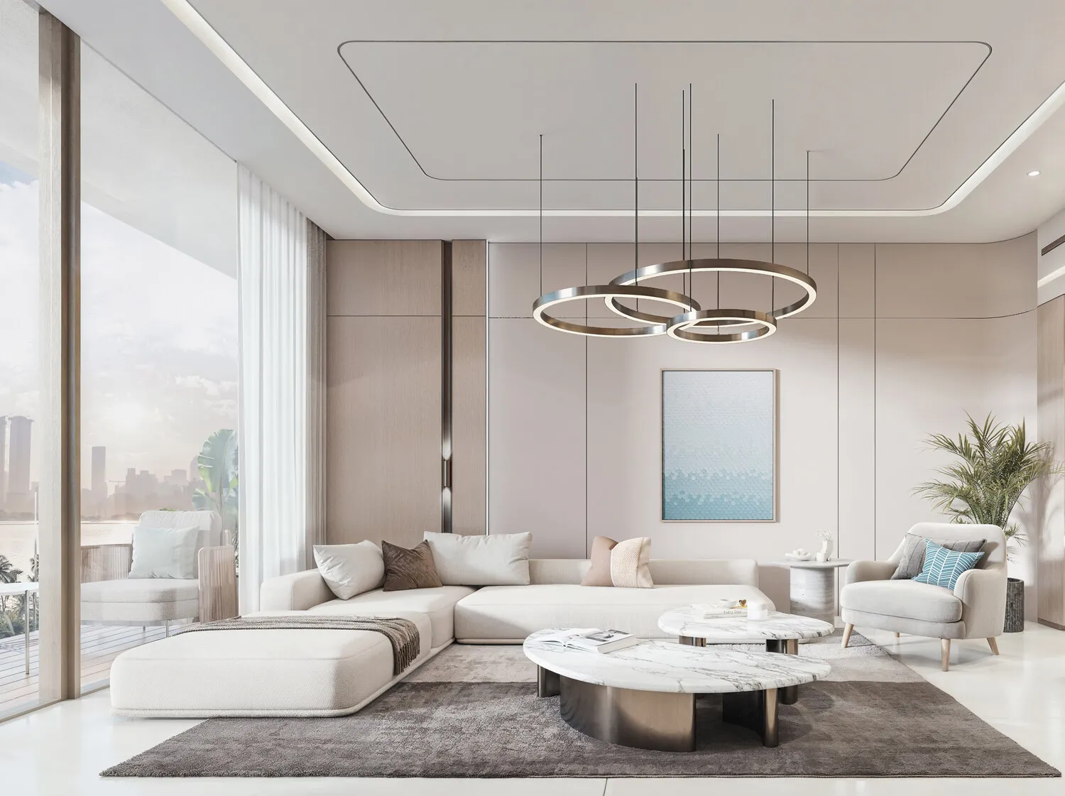 Arka Enclave Residences by Atmosphere Living — интерьер гостиной