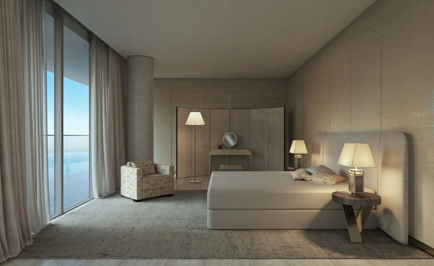 Armani Beach Residence — спальня