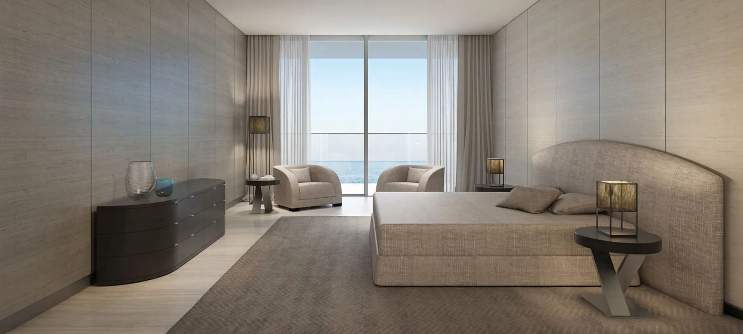 Armani Beach Residence — спальня, фото 6