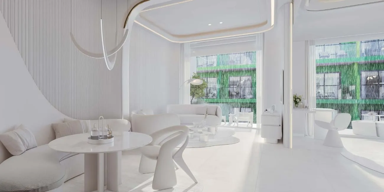 Artist Hotel — интерьер гостиной