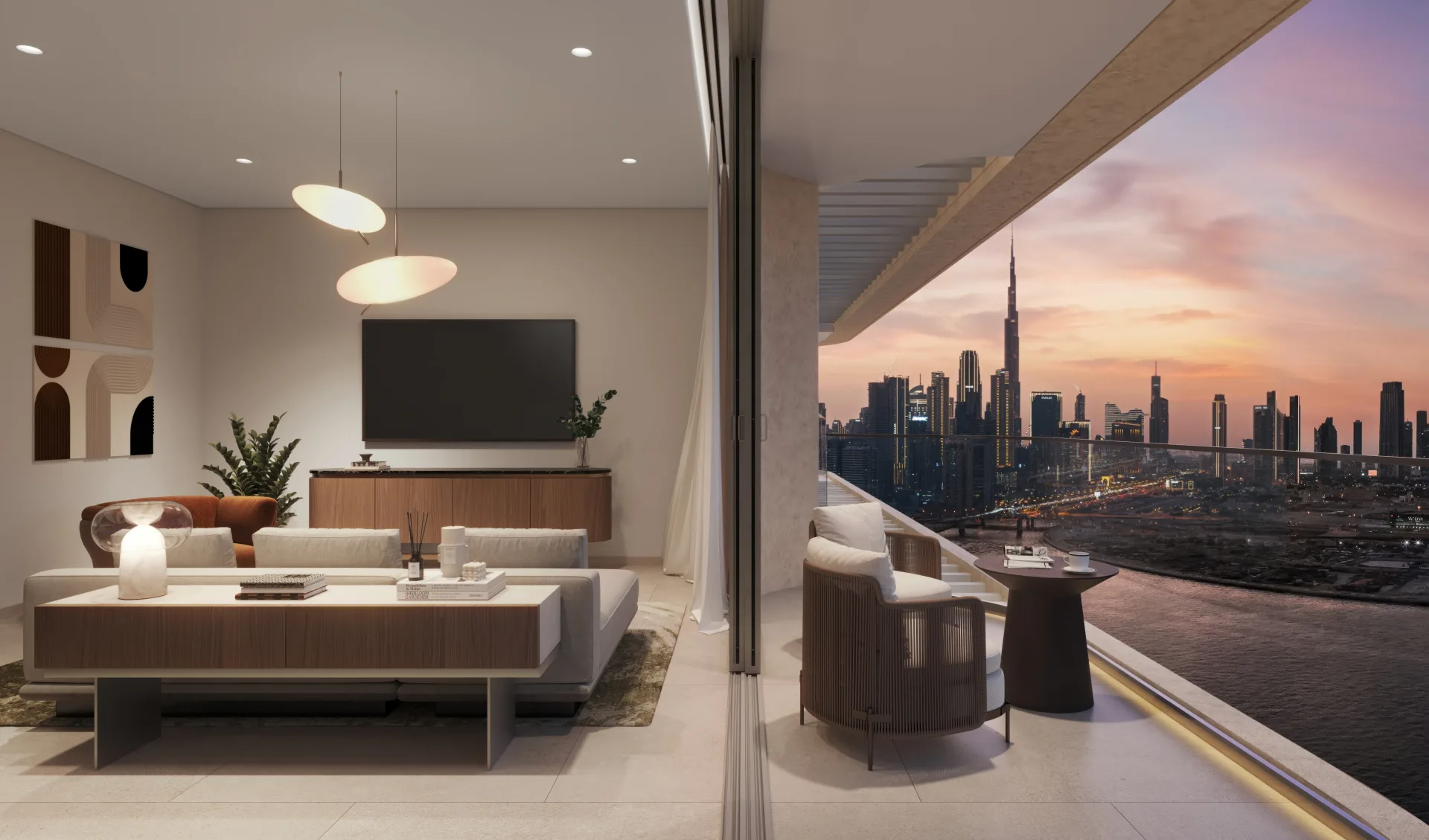 Artistry One Residences — интерьер гостиной, фото 13