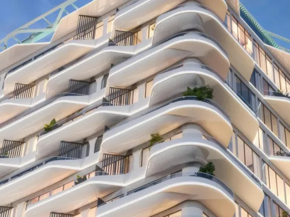 Arya Residences — фасад здания