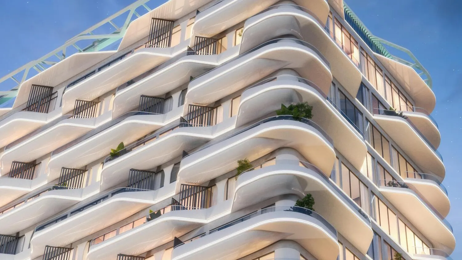 Arya Residences — фасад здания