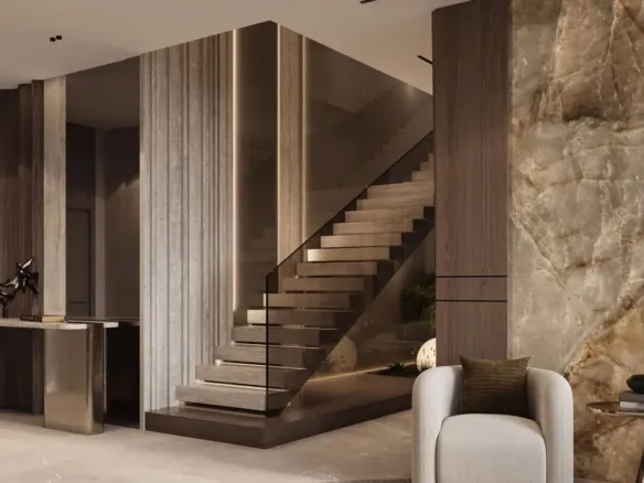 Arya Residences — лестничный холл