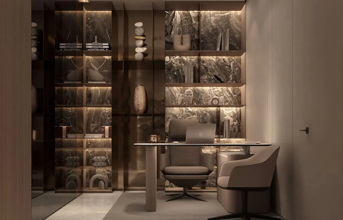 Arya Residences — рабочий кабинет