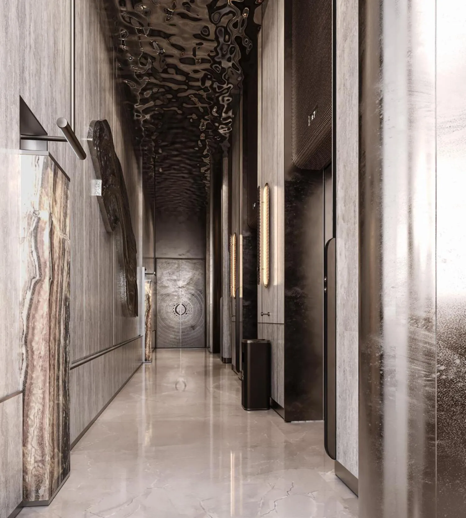 Arya Residences — лифтовый холл
