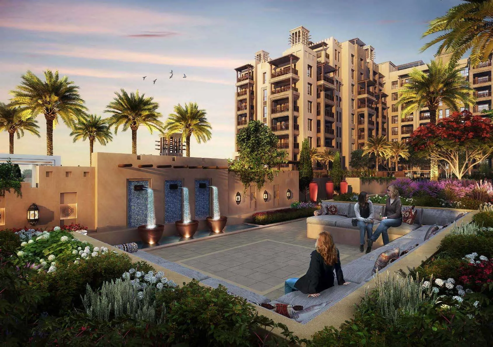 Asayel Apartments at MJL — зона отдыха