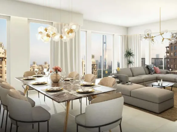 Asayel Apartments at MJL — интерьер гостиной