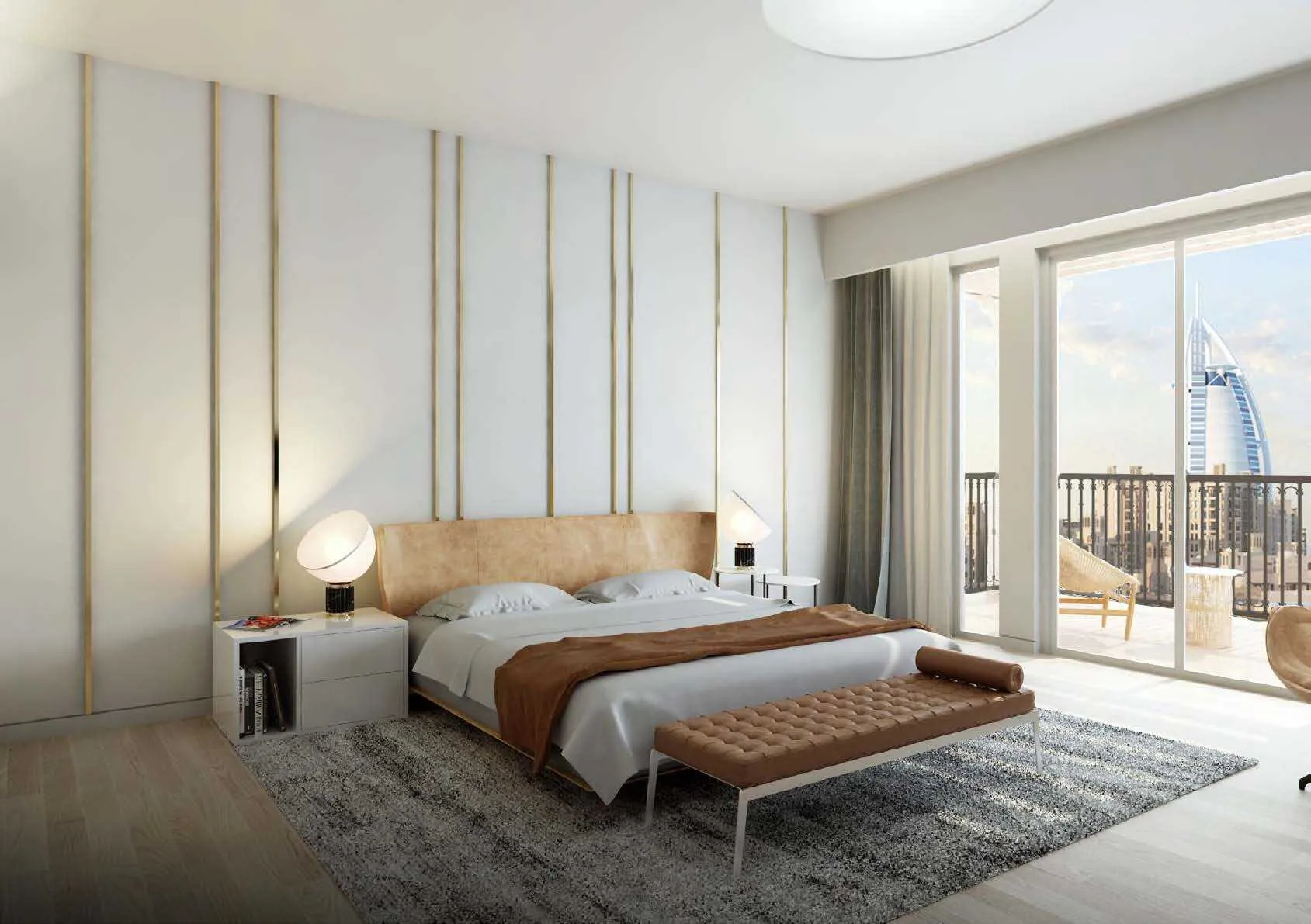 Asayel Apartments at MJL — спальня