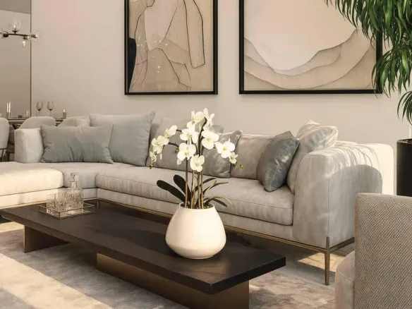 Asayel Avenue — интерьер гостиной