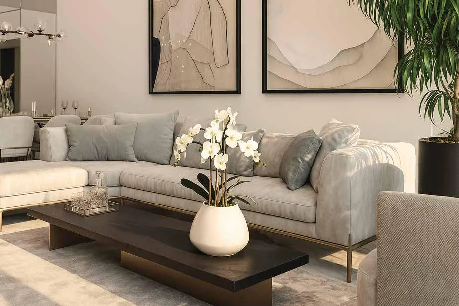 Asayel Avenue — интерьер гостиной