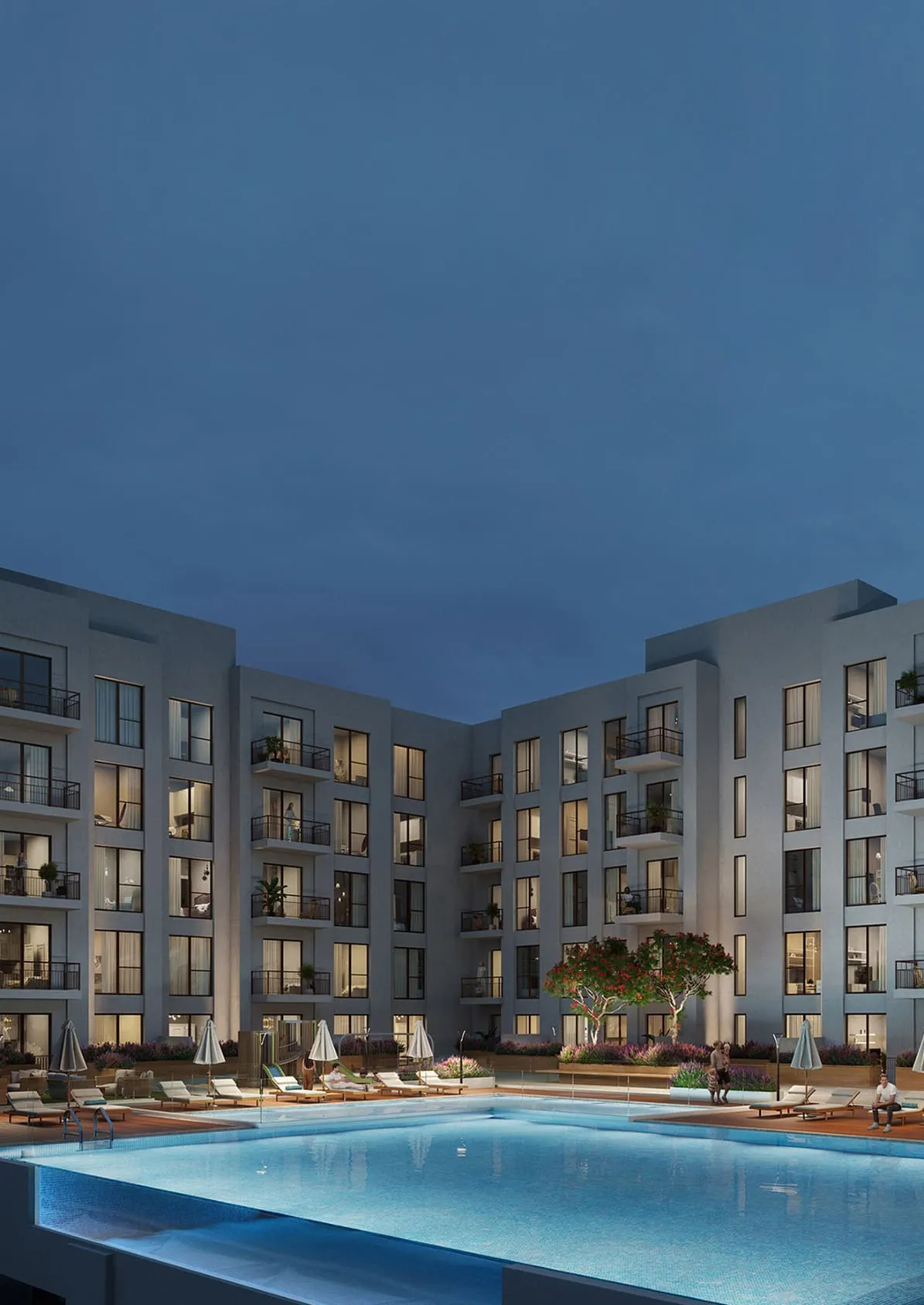 Ascot Residences — бассейн во дворе