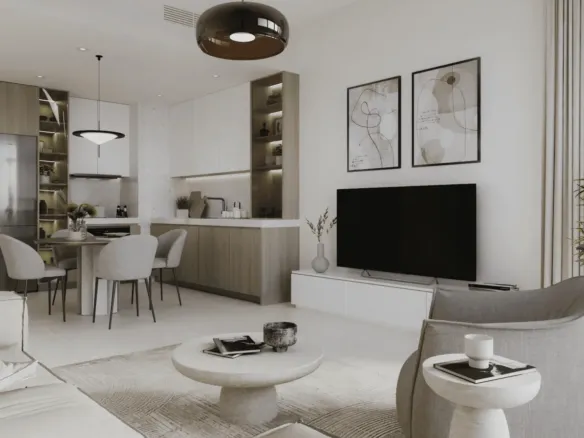 Ascot Residences — интерьер гостиной