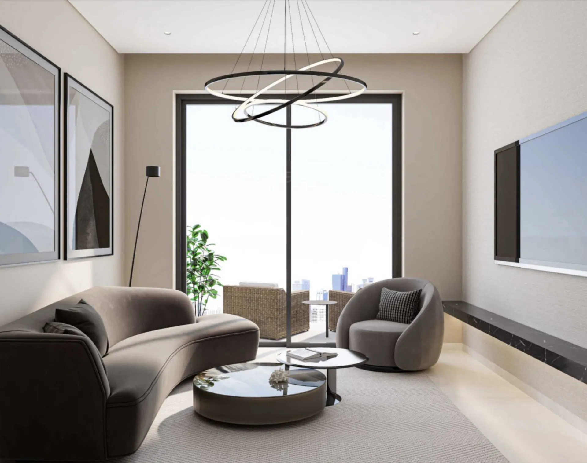 Ashton Park Residences — интерьер гостиной