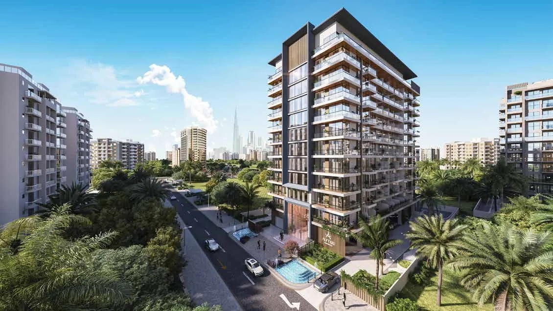 Aum 99 Residences — фото 2 Aum 99 Residences в районе Дубайленд Резиденс Комплекс — фото 2
