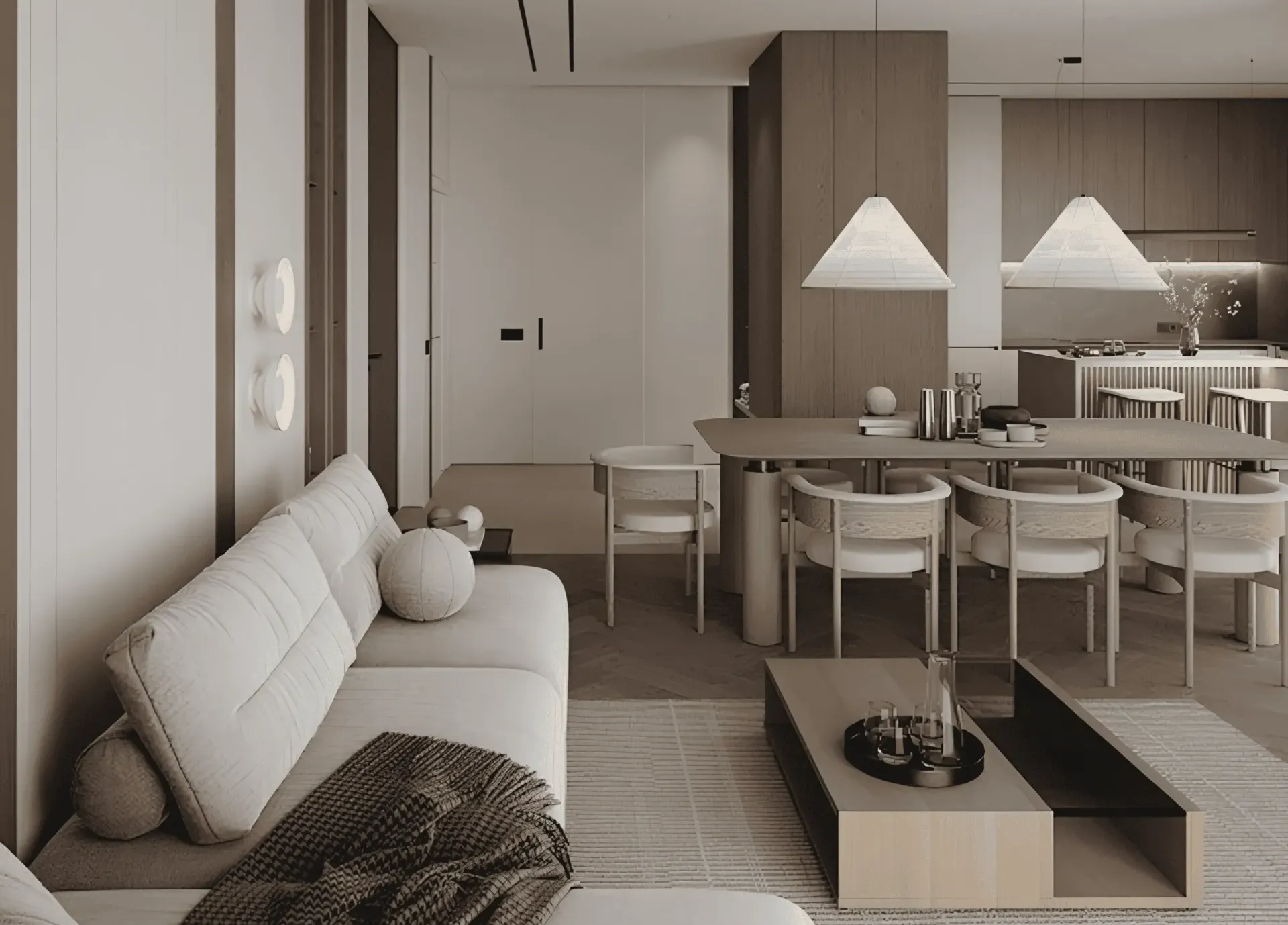 Aura Prestige — интерьер гостиной, фото 4