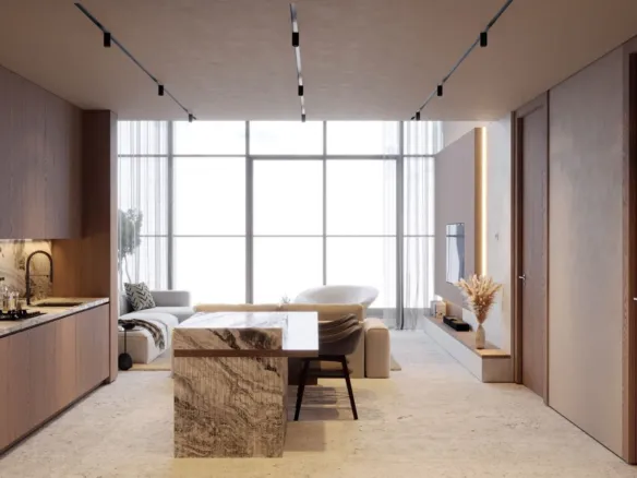 Autograph S Series Residence — кухня-гостиная