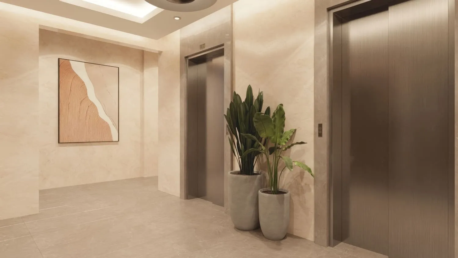 Avant Garde Residences by Skyline — лифтовой холл
