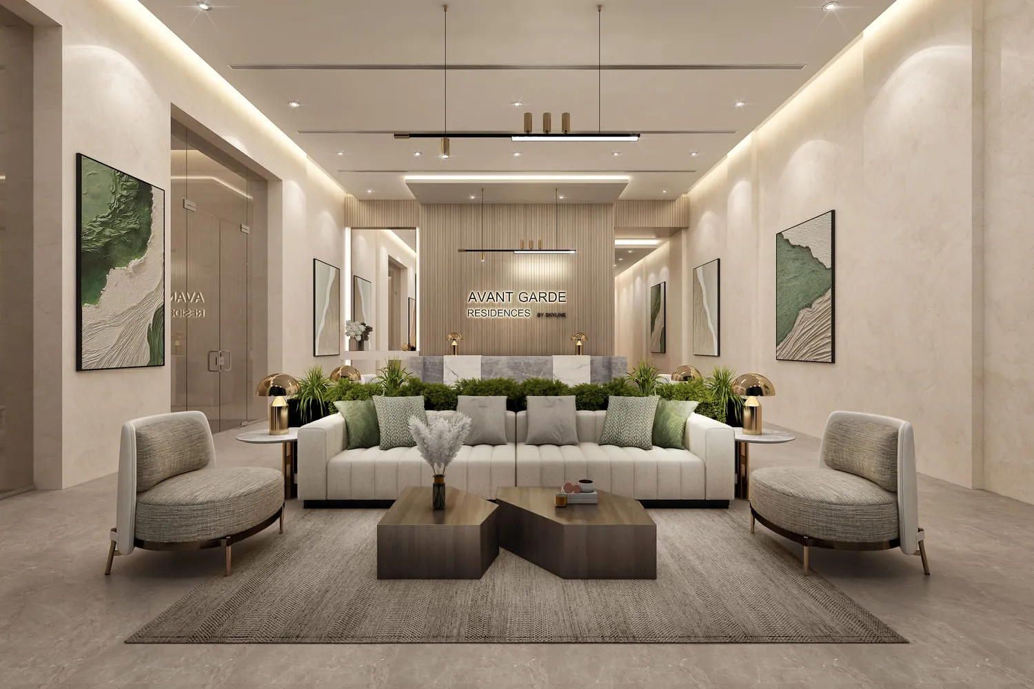 Avant Garde Residences by Skyline — лобби