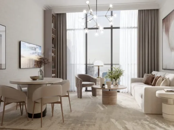 Avant Garde Residences by Skyline — интерьер гостиной