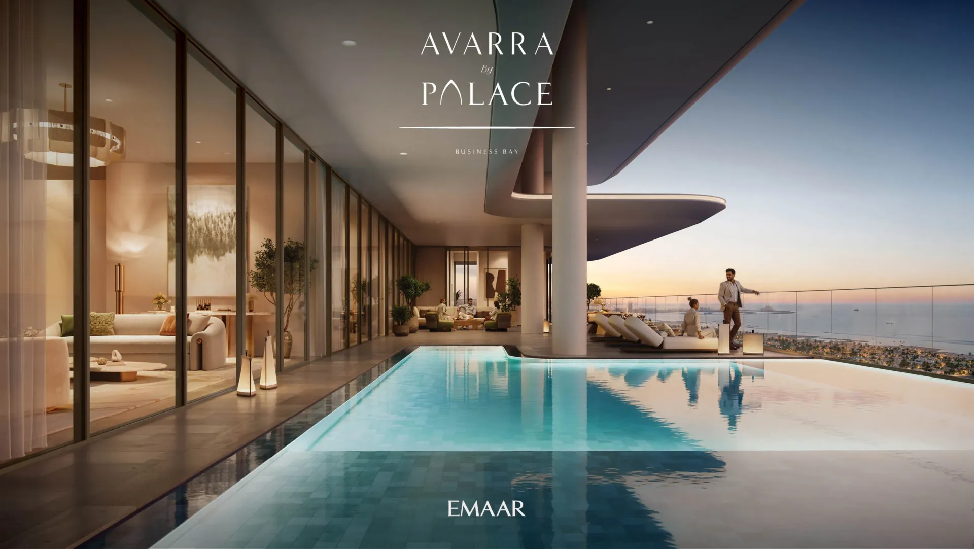 Avarra by Palace — терраса с бассейном