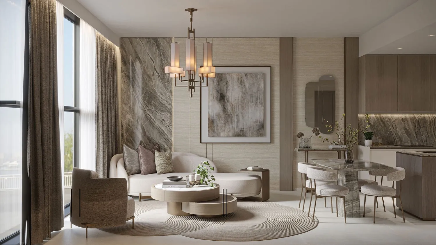 Avelon Boulevard — интерьер гостиной