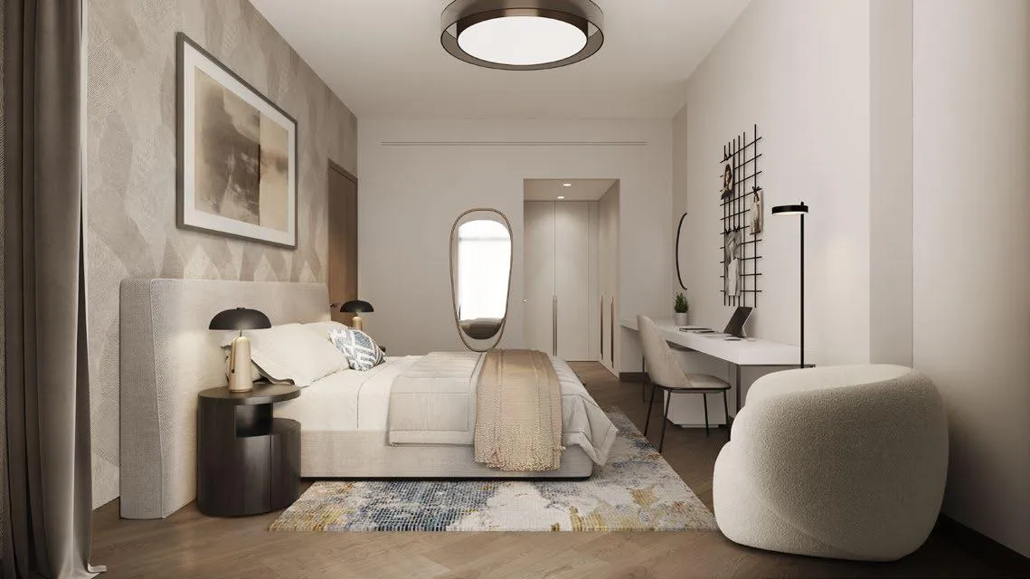 Avenue Park Towers 1 at Wasl 1 — спальня