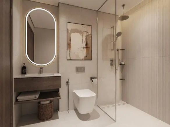 Avenue Park Towers 1 at Wasl 1 — ванная комната